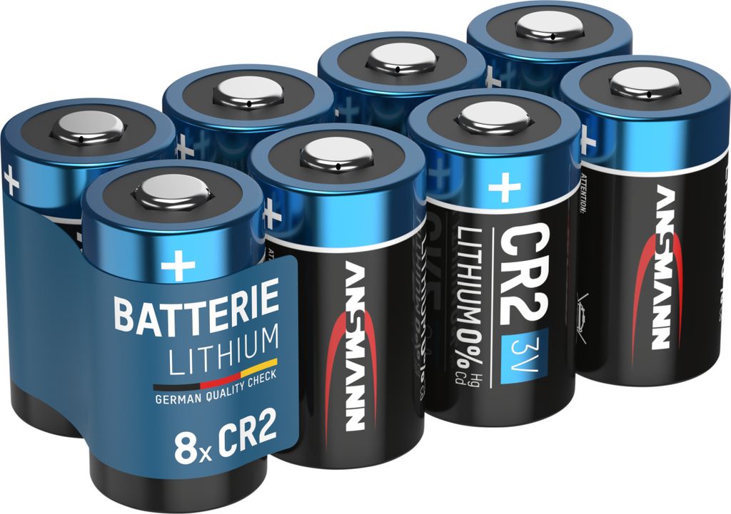 ANSMANN Batterien CR2 Lithium, 8 Stück, Spezial Produktbild 