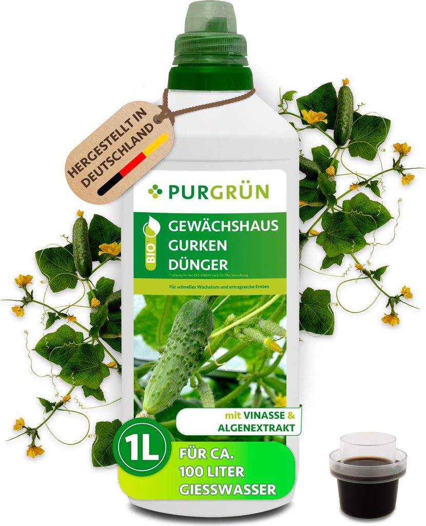 Purgrün -Gewächshausgurken-Dünger 1 Liter, Produktbild 