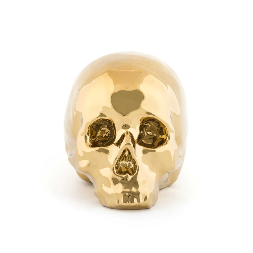 Acquista Seletti My Skull Gold - Teschio Decorativo in Porcellana Oro