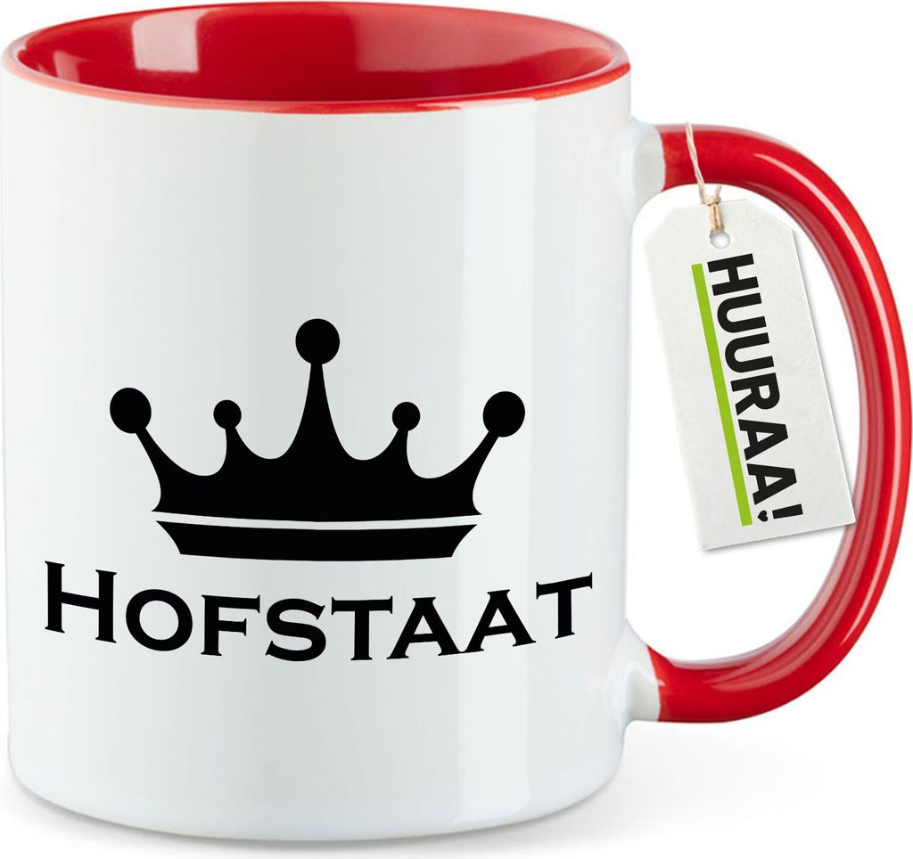 Huuraa Kaffeetasse Hofstaat Schützenfest 330ml Rot Keramik Kaffeebecher Geschenkidee