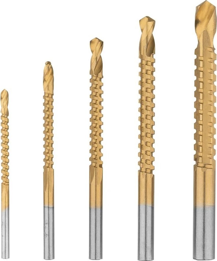 Powerfix Profi Fräsbohrer Set, 5-Teilig Produktbild 