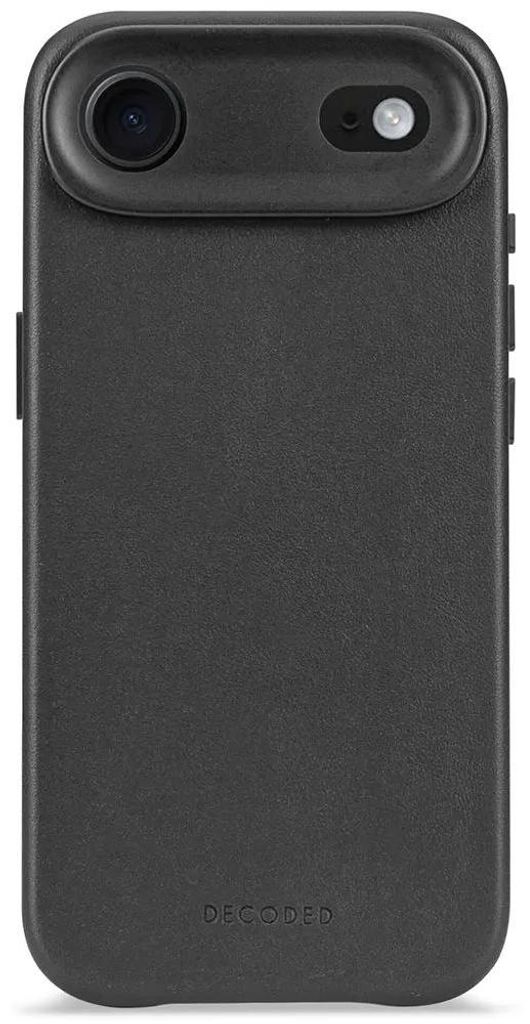 Decoded Leather Backcover Iphone 17 Air Handyhülle Schwarz Schwarz One Size