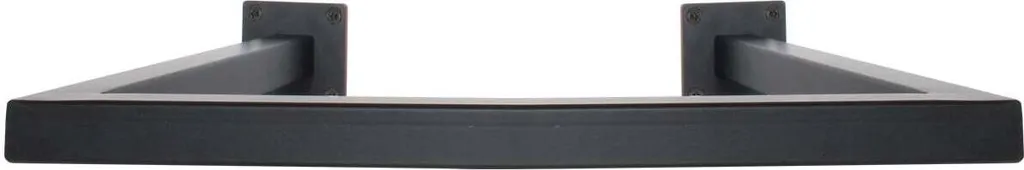 Appendiabiti a Muro Stile Industriale 60x30cm - Metallo Nero DIY