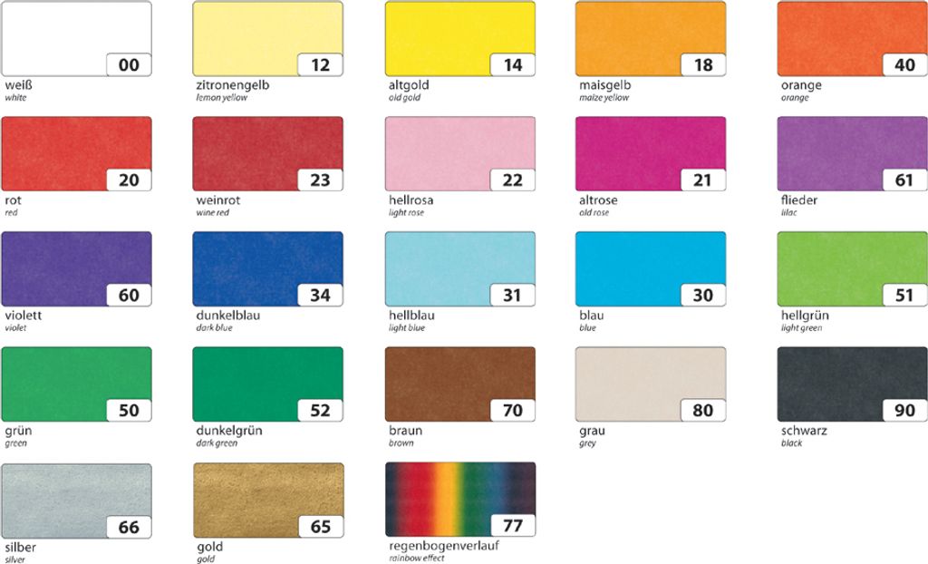 folia Seidenpapier (B)500 x (H)700 mm 20 g/qm weinrot 26 Blatt