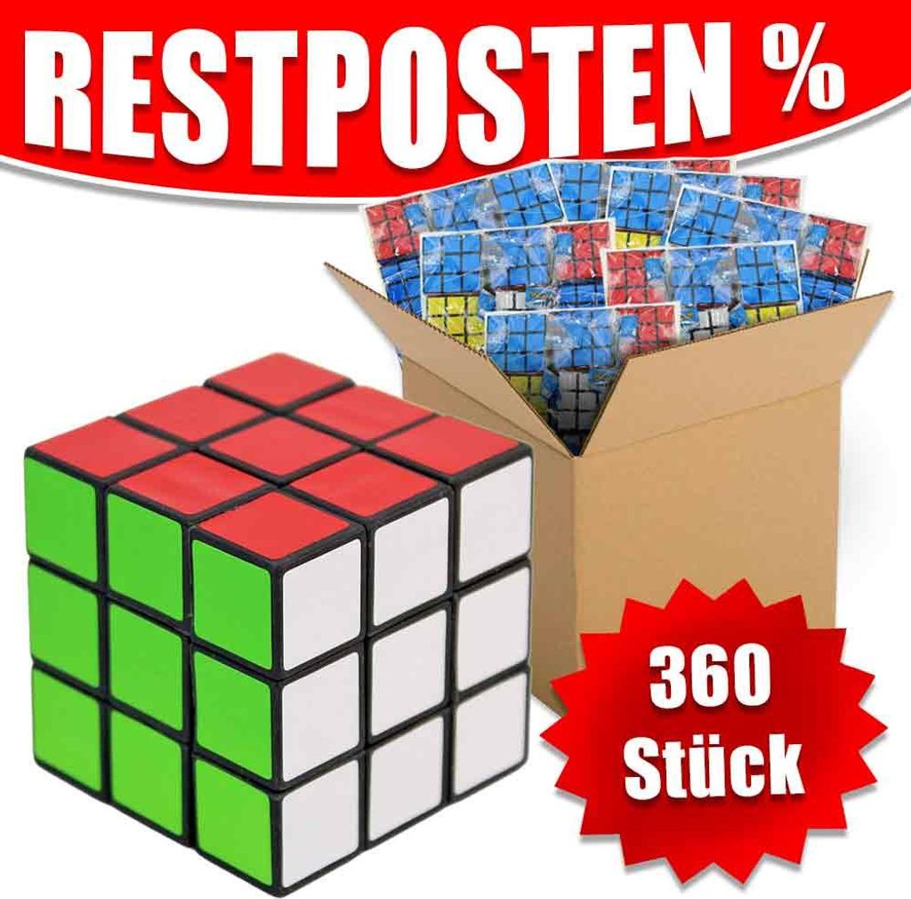 360x Zauberwürfel klassisch im Umkarton