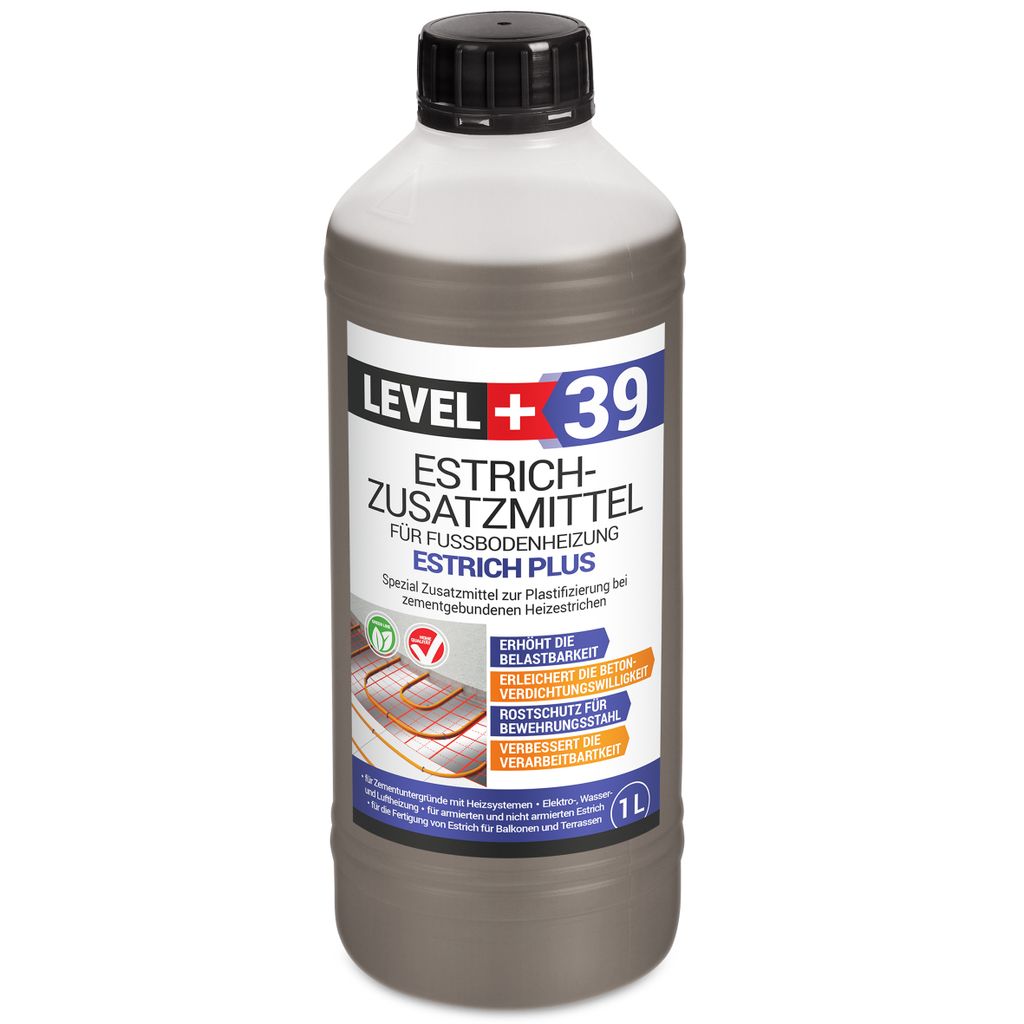 Plastifiant pour chape avec chauffage au sol 1L Level+39 Image du produit 
