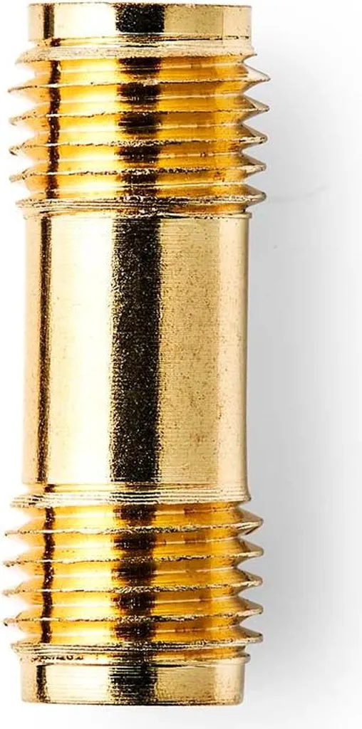 Accoppiatore SMA Femmina Oro 50 Ohm per Antenne 5G e FPV - 2pz