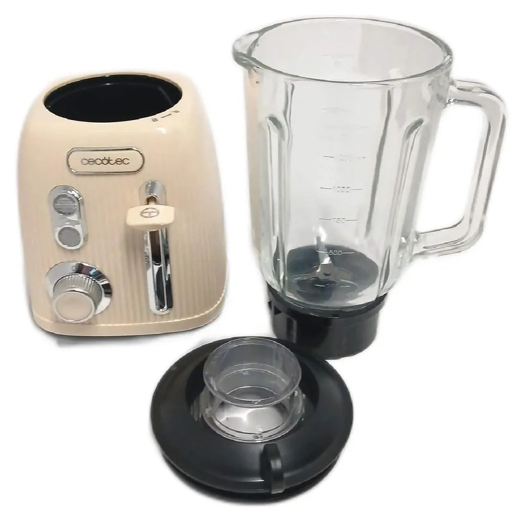 Cecotec Standmixer Power Nero Titanio RetroYellow - 6