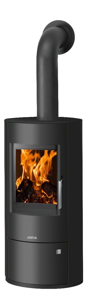Justus Austin 7 Kaminofen Stahl Schwarz Produktbild 
