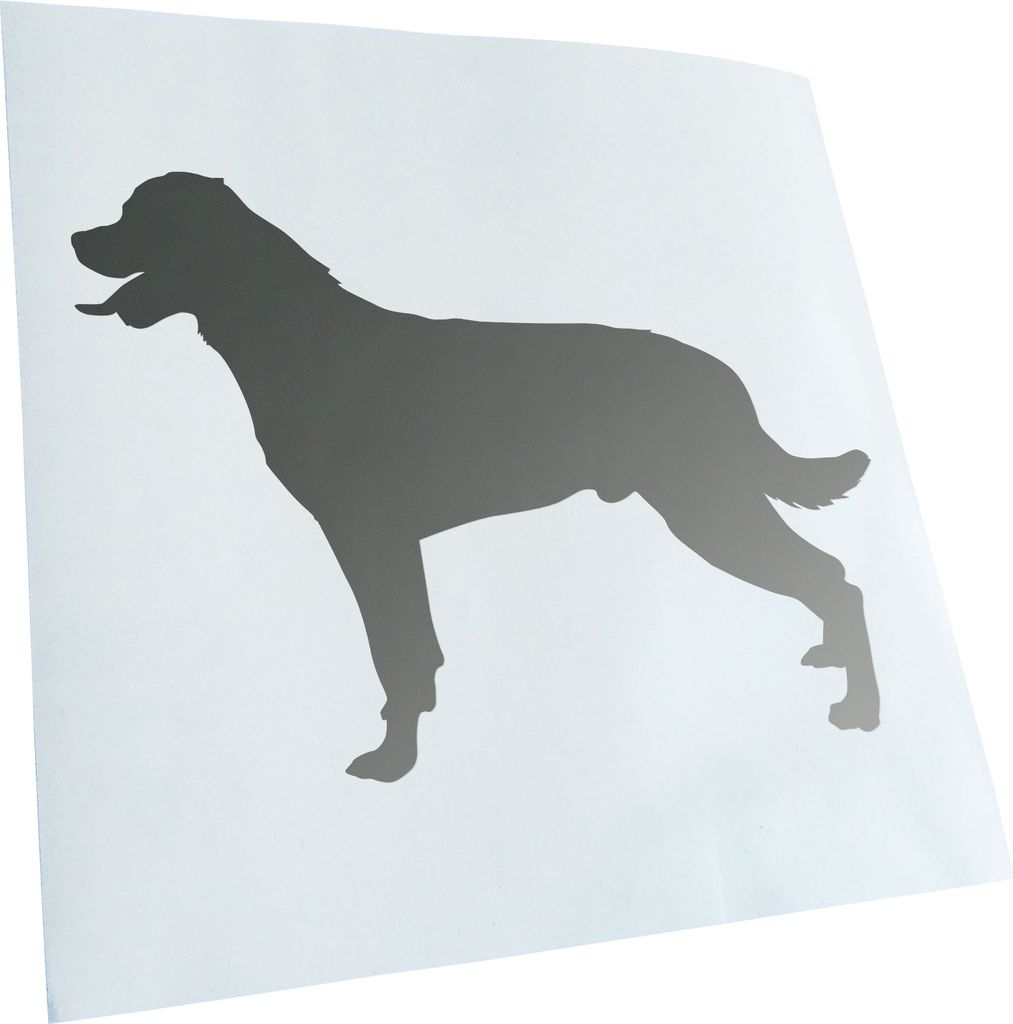 Kiwistar - Autoaufkleber - Rottweiler Hunderasse Dog Heckscheibenaufkleber - Aufkleber für Auto Kfz Fahrrad, LKW, Truck Mofa