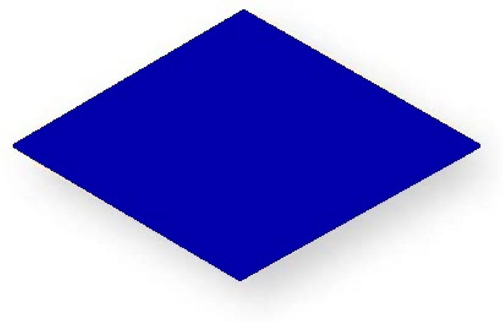 SINA Legematerial Raute in 4 Farben - Menge 24 Stück (blau)