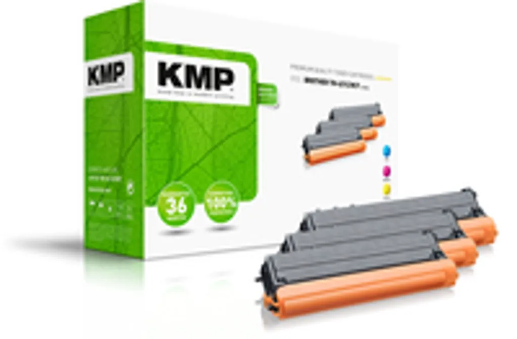 KMP Triplepack B-T99V Pack de 3 Cartouches d'Encre CMJ 1800 Pages