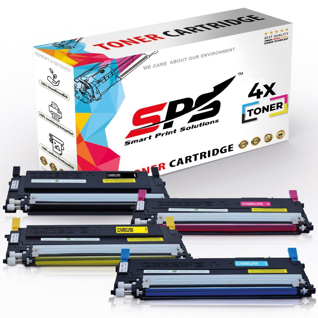 CLT-409S Toner Kompatibel für Samsung CLX 3170 FN | Mehrfarbig