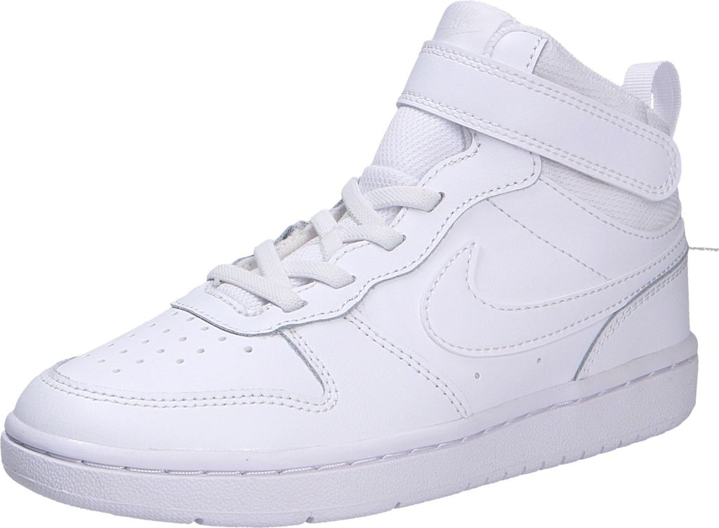 Nike Court Borough Mid 2 (PSV) CD7783100 (33/white-white-white)