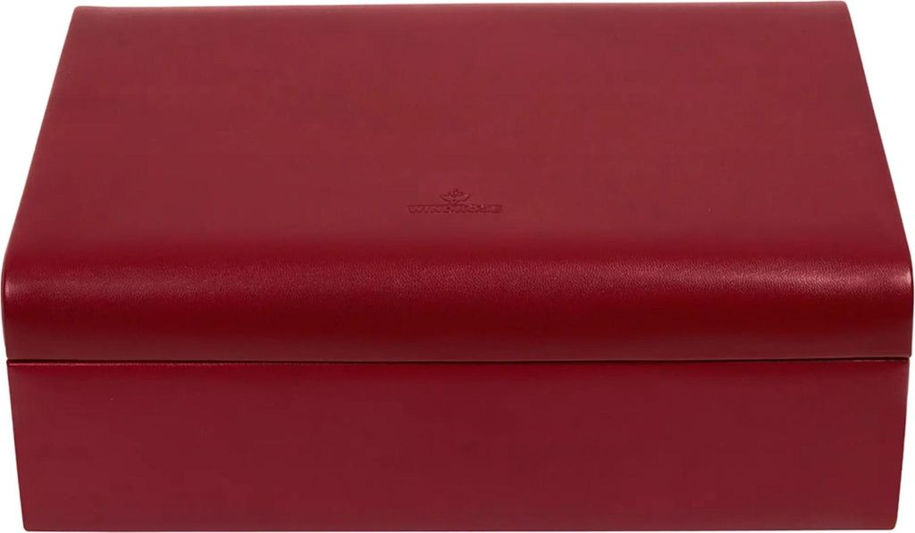 Pudełko na biżuterię WINDROSE Merino Charmbox Red czerwone Zdjęcie produktu 
