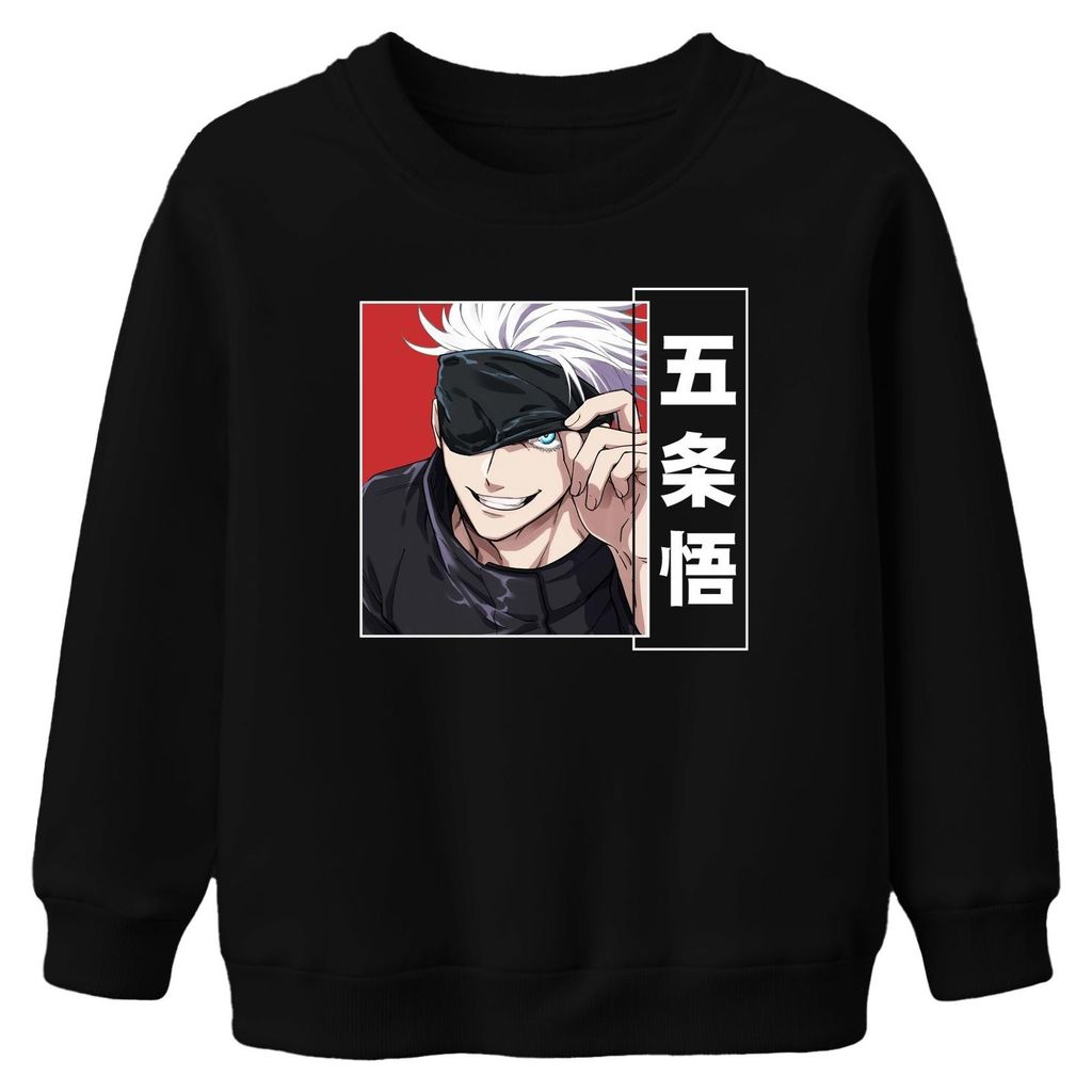 Jujutsu Kaisen Gojo Satoru 五条悟 - Felpa unisex per bambini Immagine del prodotto 