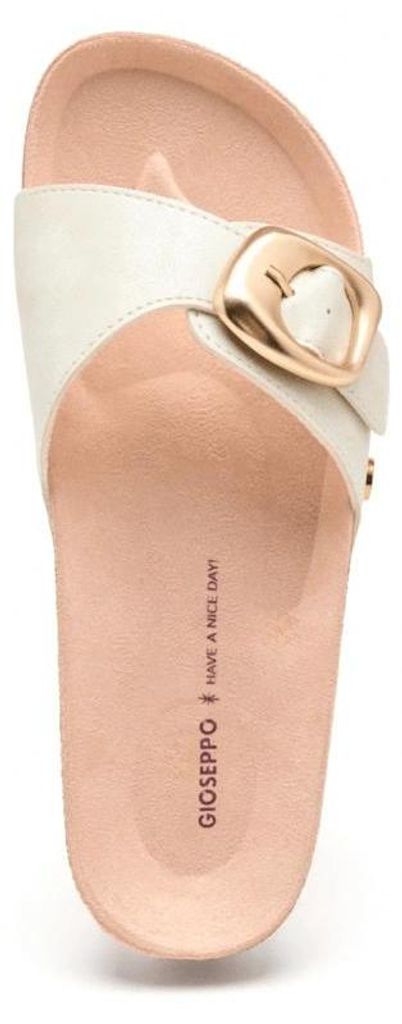 Gioseppo WALPOLE Damen Silver Sandalen Flach Plateau Schnalle Komfort (74596-P-Silver)