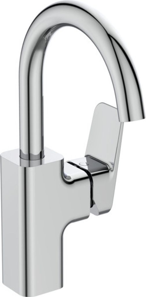 Ideal Standard Waschtischarmatur Ceraplan ohne Ablaufgarnitur H200, hoher Auslauf, Ausladung 145mm BD234AA Chrom