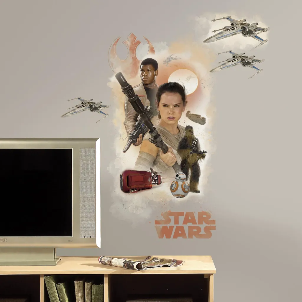 RoomMates Star Wars Wall Decals - Sticker Murali Nerd Style Rimovibili