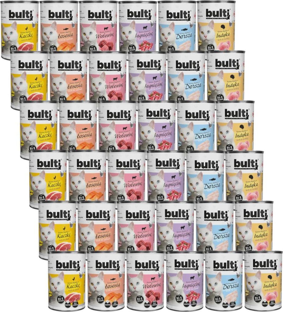 BULTI | Krmivo pre mačky – zmes príchutí – súprava mokrého Obrázok produktu 