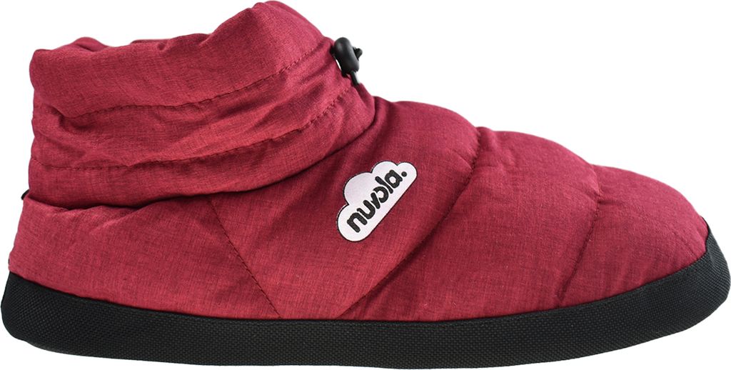NUVOLA. Hausschuhe Herren Damen rutschfester Sohle warm gepolstert bequem granat 38/39 EU - UNBHGJAS