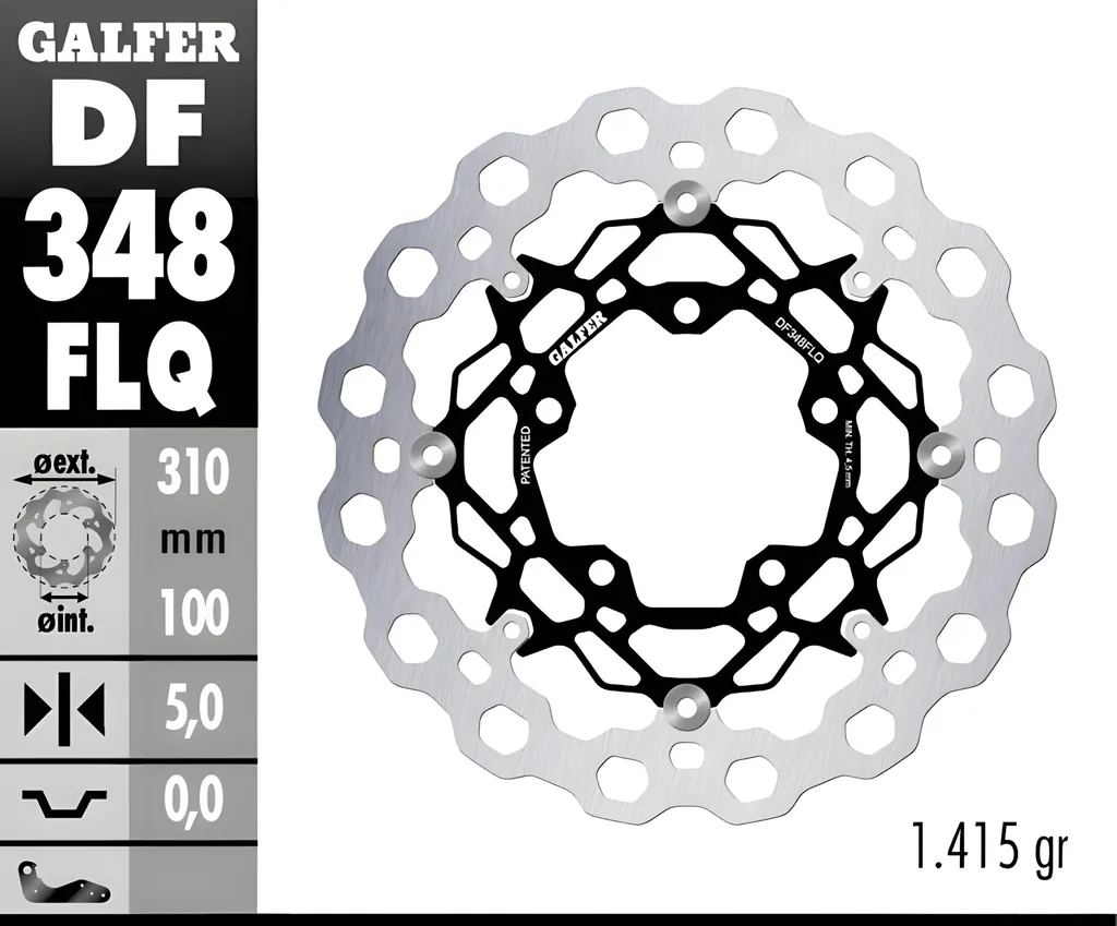 Paire de Disques de Frein Avant Flottants 310mm Galfer pour Suzuki GSXR