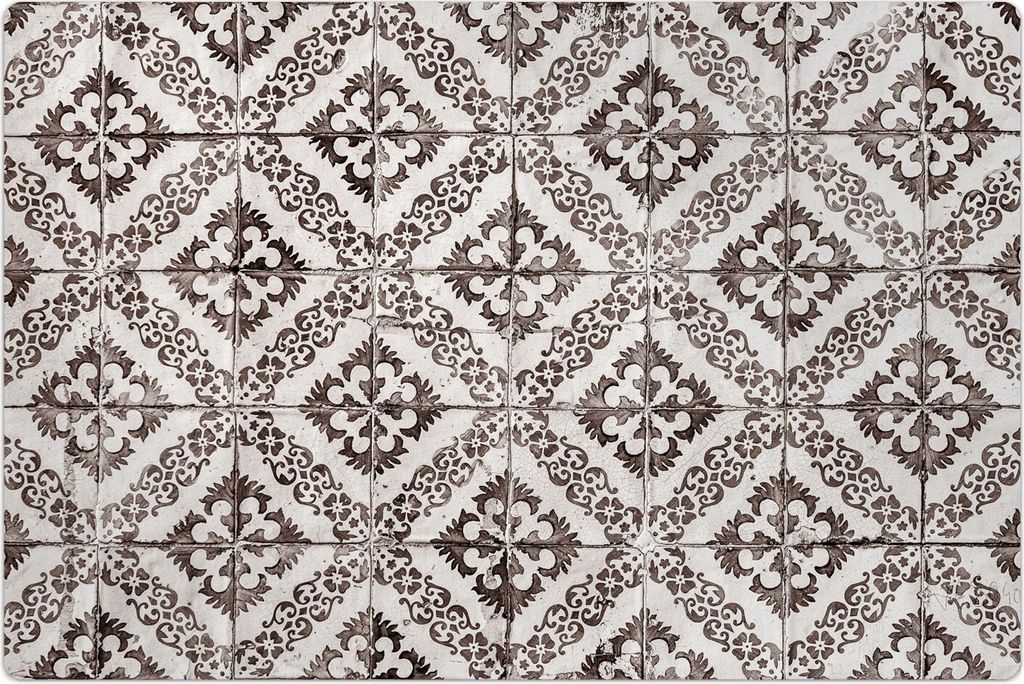 Küchenmatte 80x120 cm Vinylmatte Bodenmatte Dekoration - Ornamente Abstrakt