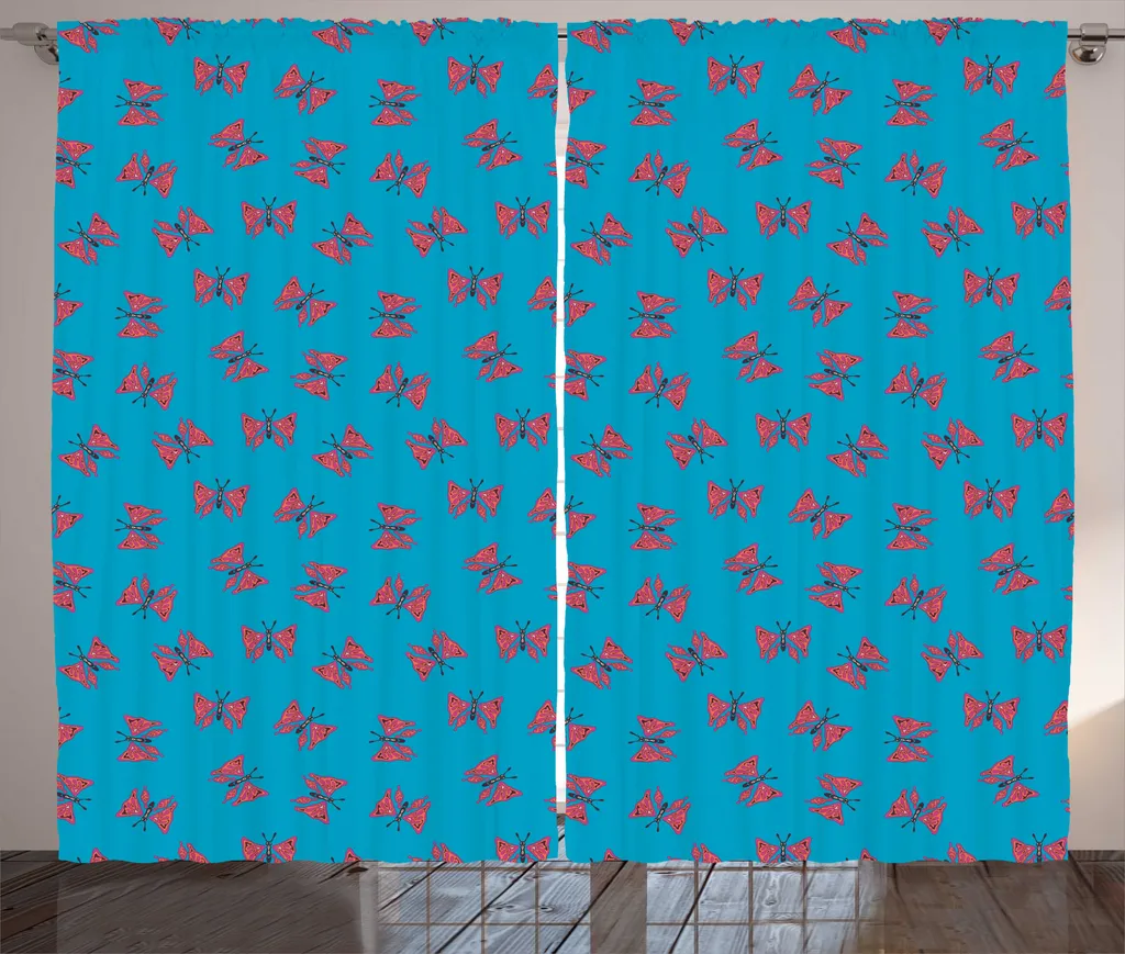 Tende Soggiorno ABAKUHAUS Farfalle 280x175cm - Qualità Professionale