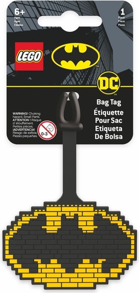 LEGO DC Super Heroes Namensschild für Gepäck - Batman Logo