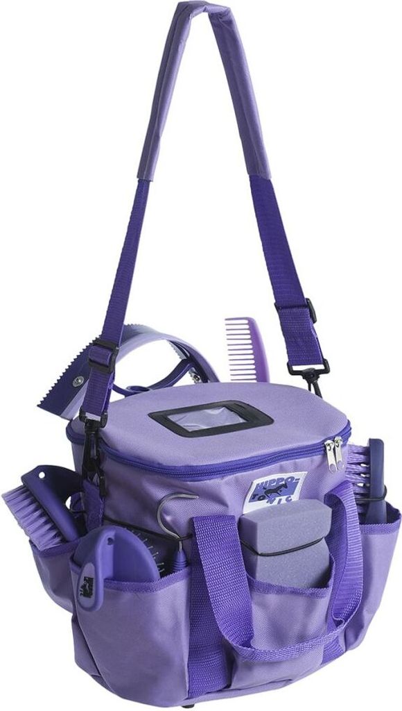 HIPPO-TONIC Putztasche für Pferde Gefüllt Pro 3 Lila 700196015