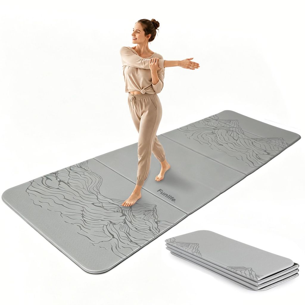 Tappetino da yoga pieghevole FunLife, dimensioni XXL 190x66 Immagine del prodotto 