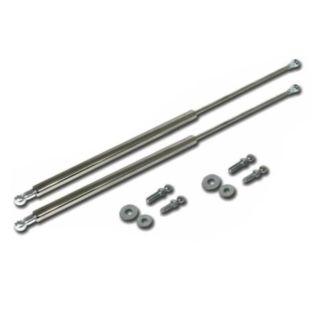 Edelstahl Motorhaubenlifter Set Golf Jetta 2 Typ 19E Produktbild 