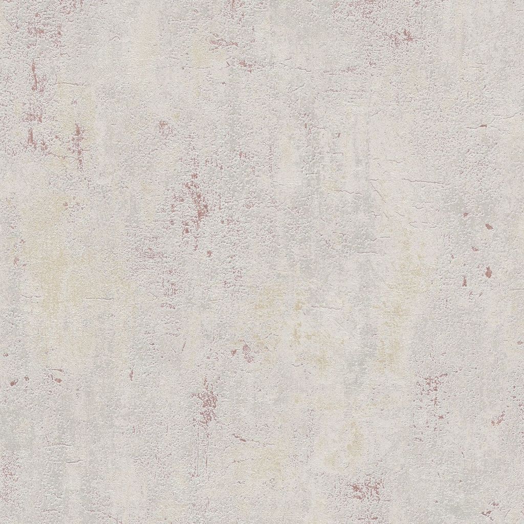 Profhome 379035-GU Spachtel Putz Tapete Used Look matt grau rot 5,33 m2