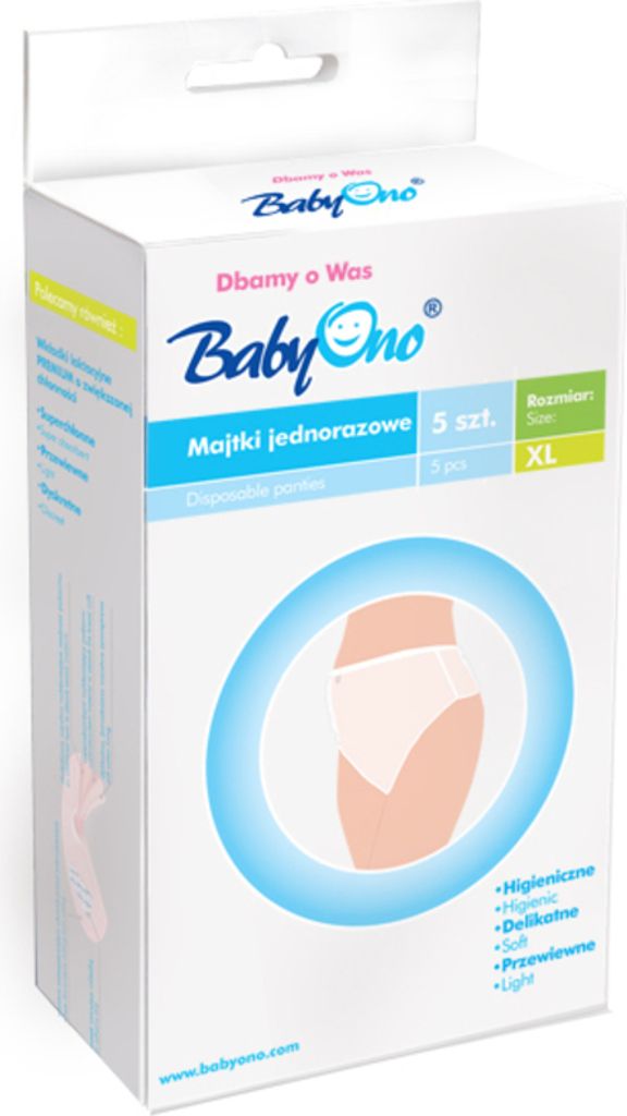 Einweg-Mutterschaftsslips 5 Stück, Größe XL Produktbild 