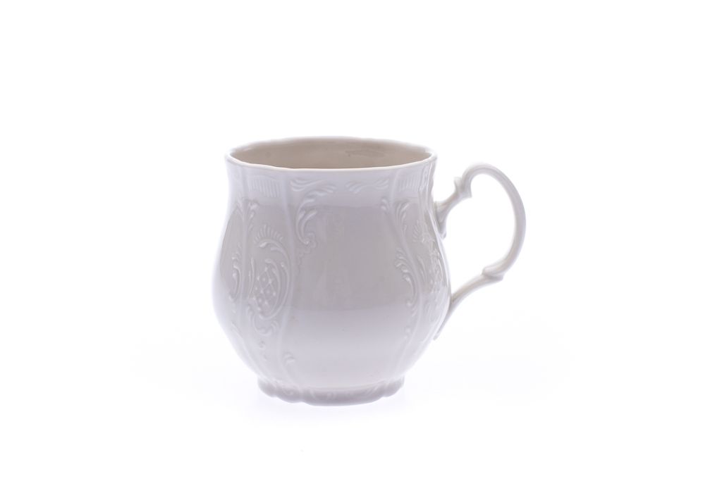Thun 1794 Becher Jonah, 310 ml, Tschechisches Porzellan, Bernadotte, Elfenbein, Thun