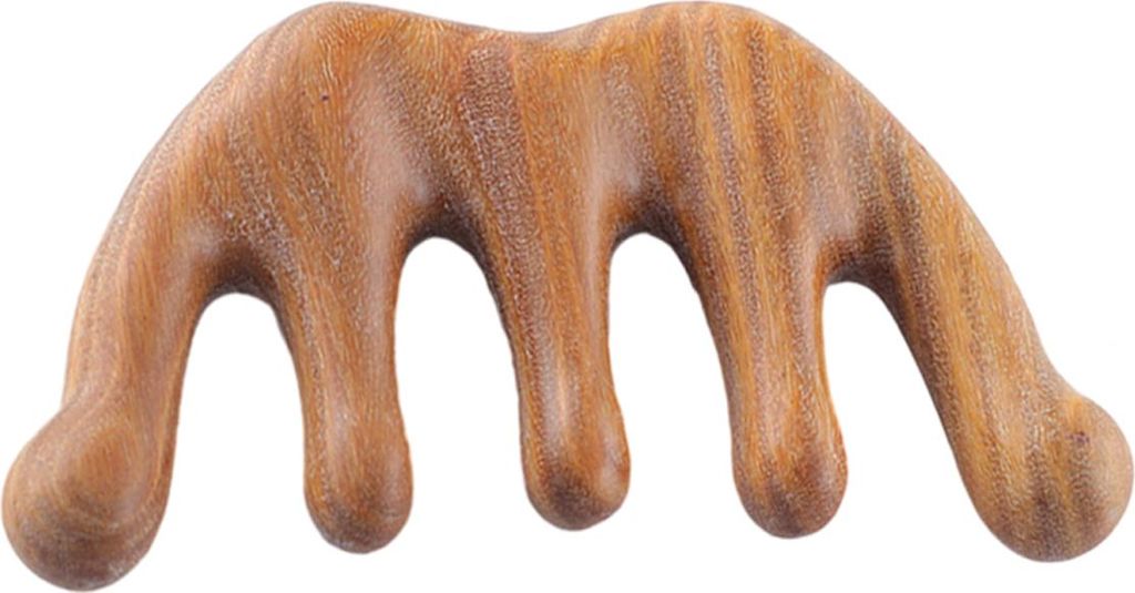 Holzkamm, Massagekamm aus Holz, Kopfhautmassagekamm aus Produktbild 