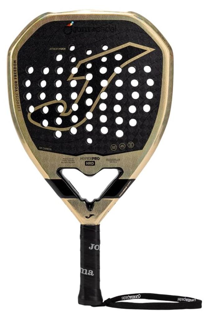 Joma Hyper Pro HRD Padel Schläger, Unisex, Schwarz/Gold Produktbild 