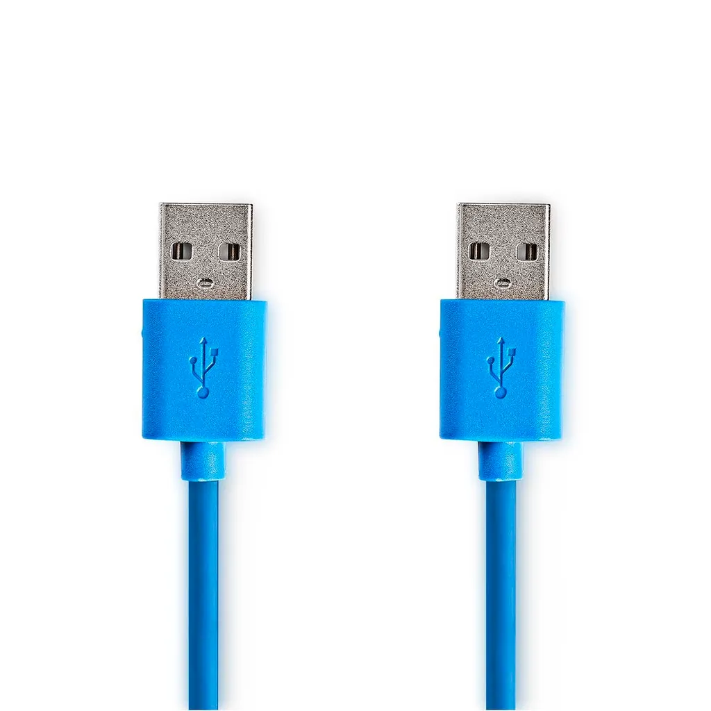 Cavo Collegamento USB 3.2 Maschio/Maschio 2m Blu - Per Hub e PC