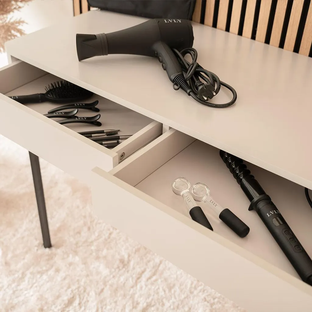 Coiffeuse LVLY Table de Maquillage Compacte pour Gagner de la Place - 7