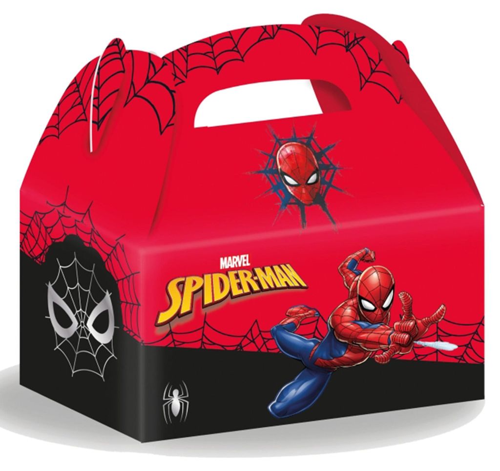 4 Paper Treat Box - Spiderman World Of Web Produktbild 