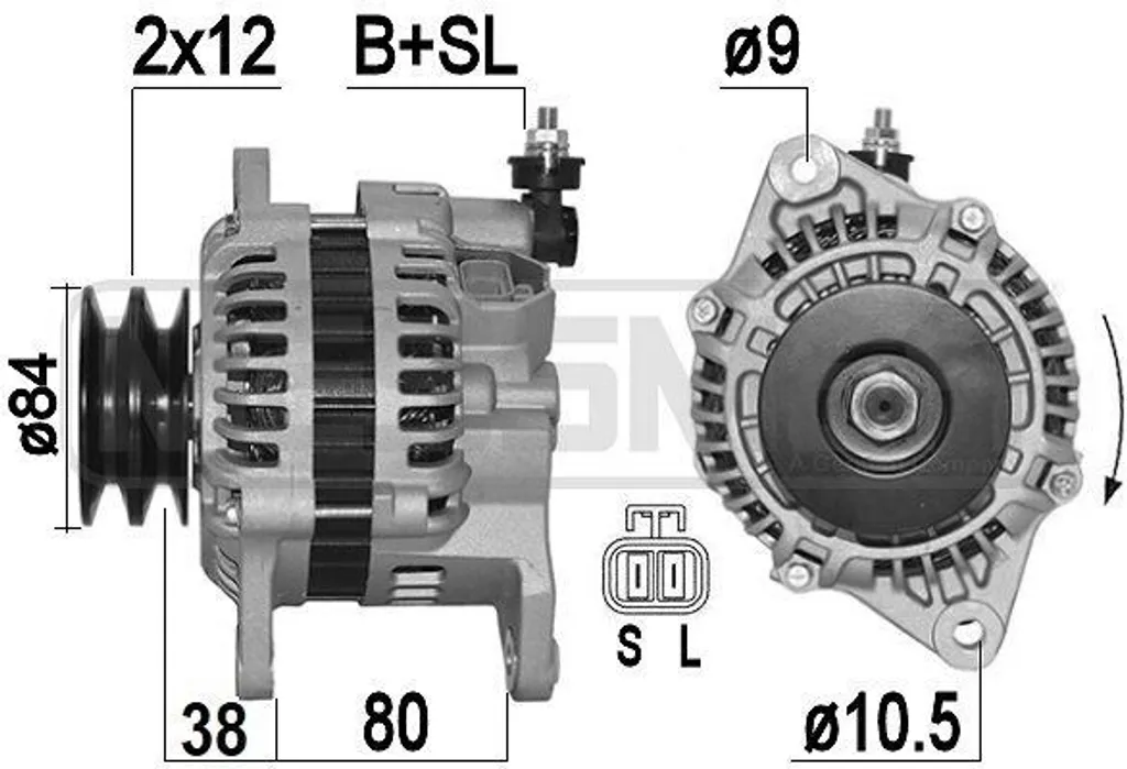 Réparer Charge Batterie Nissan Navara - Alternateur ERA 209507A A003TB0699