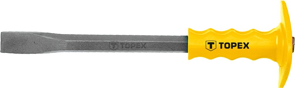 TOPEX Meißel mit Schutz 300 x 16 mm, legierter Stahl, Sechskant-Querschnitt