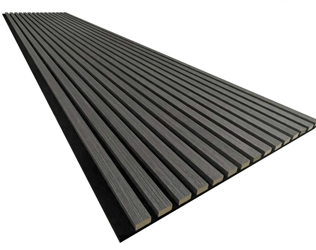 Endorphin 8 Stück Akustikpaneele 61x266x2,1cm Holzfurnier Walnuss schwarz