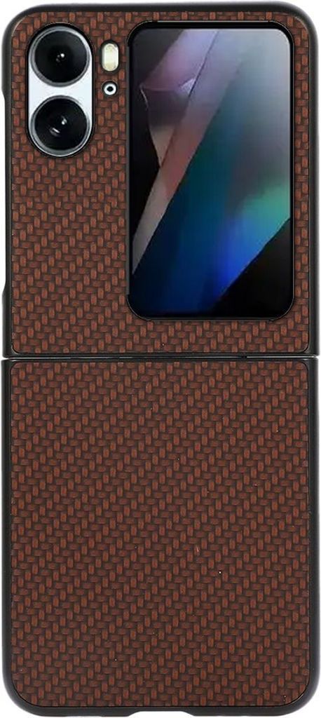 König Design Hülle kompatibel mit Kunststoff Soft Handyhülle - Handy Case Braun