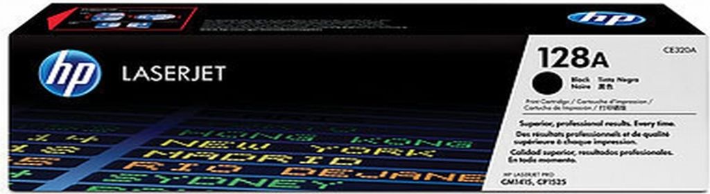 HP 128A CE320AD black Doppelpack Produktbild 