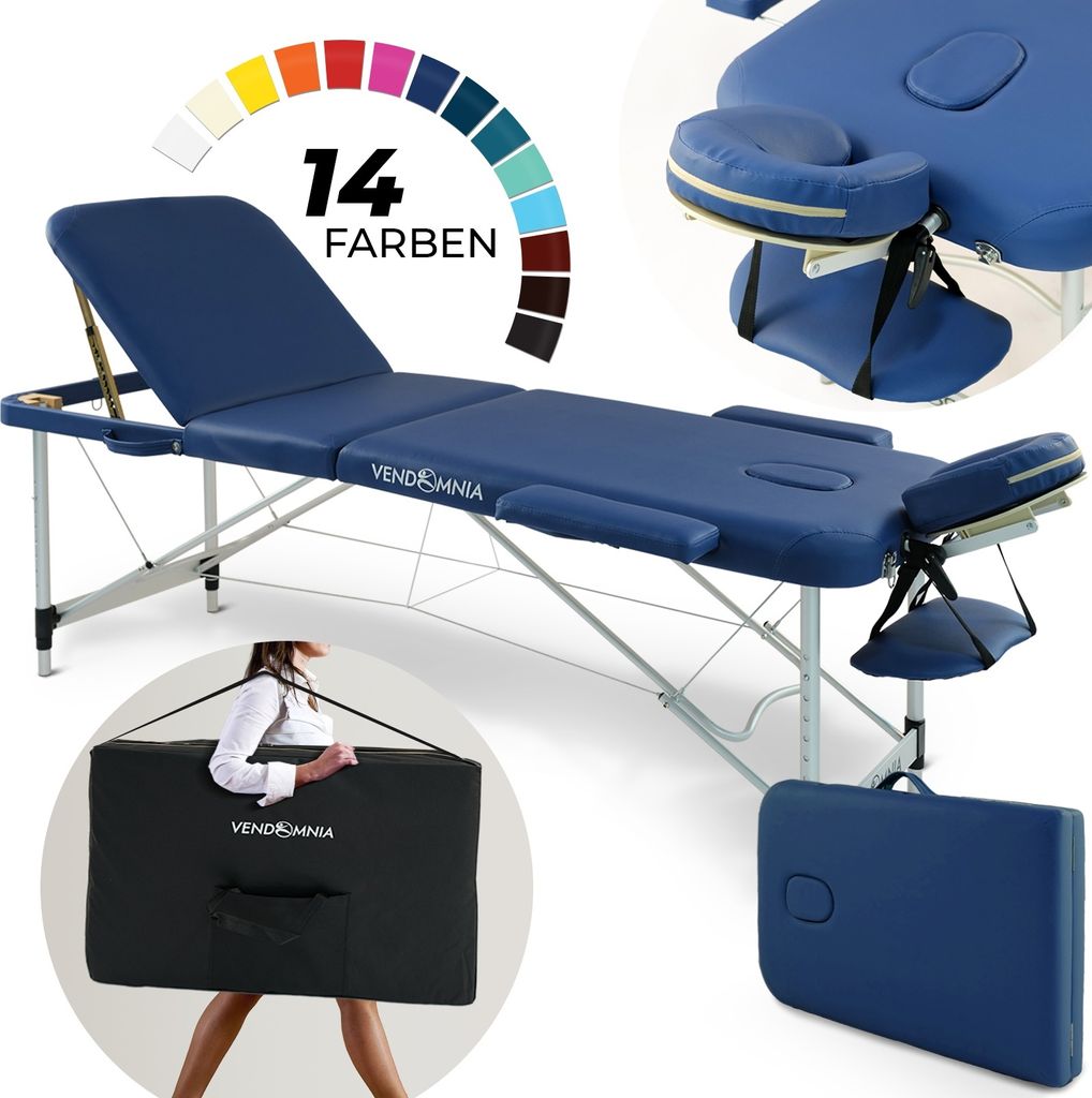 Basic Pro Set Mobile Massageliege – Kofferliege Für Einsteiger & Fortgeschrittene