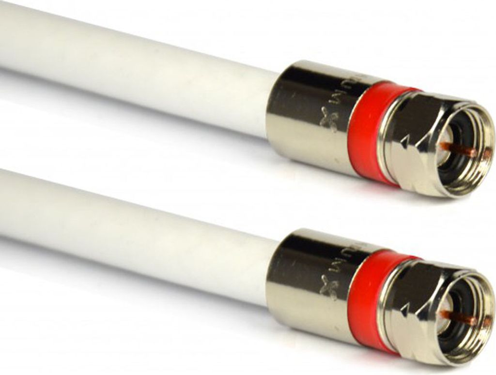 2m PremiumX Sat Antennenkabel Digital Innenleiter REINES KUPFER mit F-Kompressionsstecker XCon S2 | PREMIUM HDTV Kabel | Koaxialkabel | F-Stecker z...