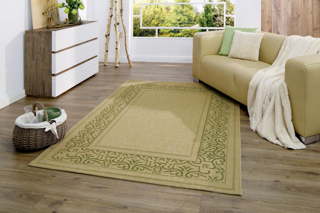 1 Teppich Clara 62441 BordÃ1/4re Fb.337212-grÃ1/4n 160/230 cm* 160x230