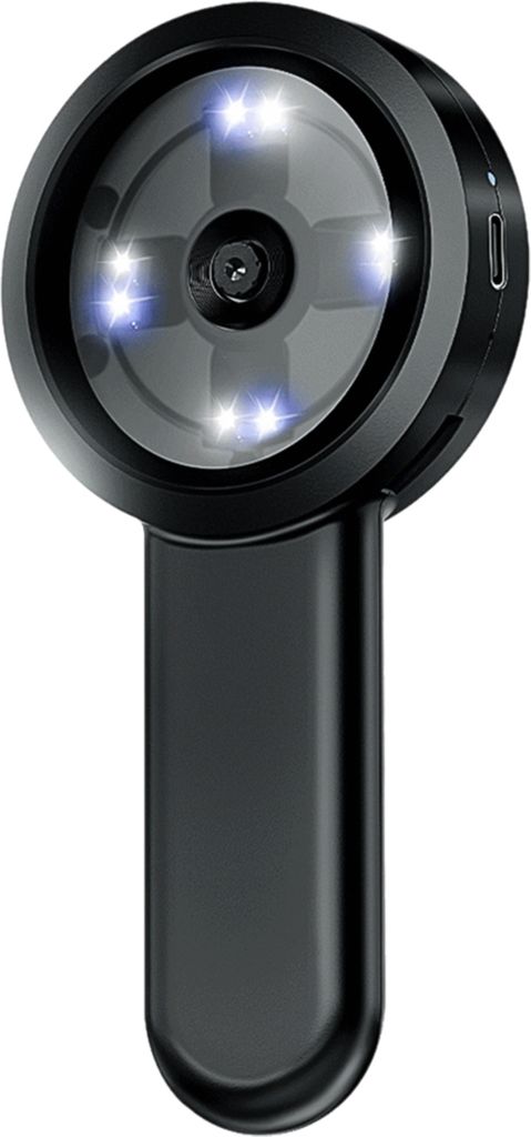 Handheld-Digitallupe, digitales Mikroskop fuer Erwachsene und Kinder, 100-fache Vergroesserung, 2,0-Zoll-IPS-Bildschirm, manueller Fokus, 16-Meter-...