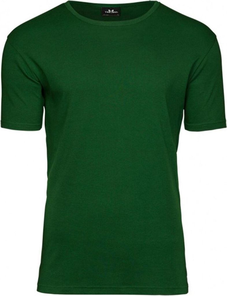 Tee Jays 520 | Mens Interlock Bodyfit T-Shirt - Farbe: Forest Green - Größe: M